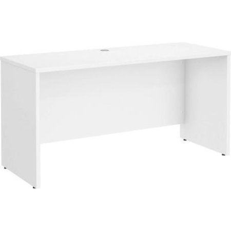 BUSH IND Bush Furniture 60in Credenza Desk - White - Studio C Series SCD360WH